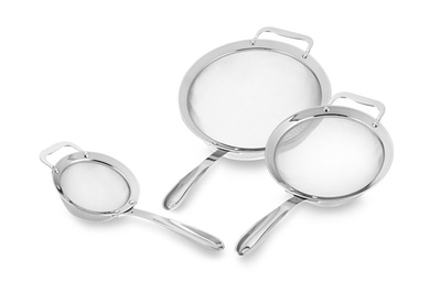 All-Clad 3-Piece Stainless-Steel Strainer Set