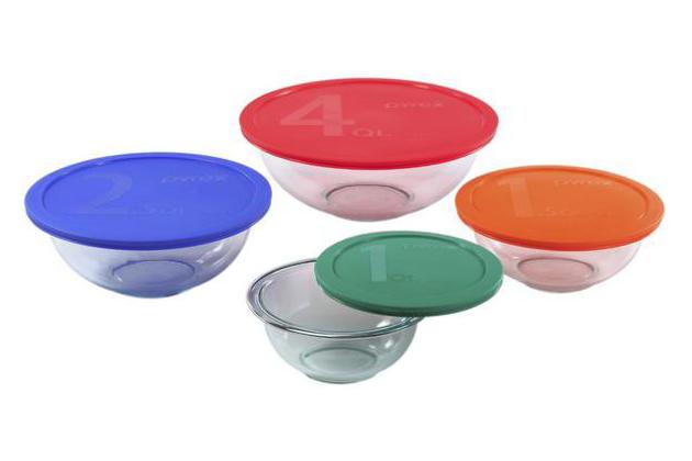 Pampered Chef Glass Mixing Bowl Set 2 3 4 5 qt New 2015 31752