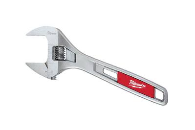 Useful Jaw Width Capacity: 24MM Adjustable Spanner 4 115MM Lightweight Wrench Compact Soft Grip Wide Jaw Hand Tool Blue Short 