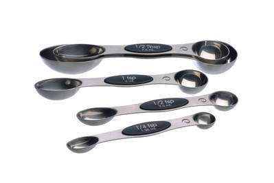 Measuring Cups And Spoons Set, 8 Piece Stackable Stainless Steel Handle  Accurate Tablespoon For Measuring Dry And Liquid Ingredients Small Teaspoon  Wi