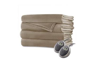 Sunbeam Full Size Heated Blanket with WiFi and Heated Body Pillow