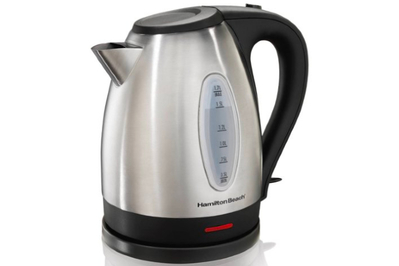 Electric Tea Kettles 1500W for Boiling Water, Longdeem Retro 1.7L Stainless Steel Hot Water Boiler with Automatic Shut Off & Boil-Dry Protection, BPA