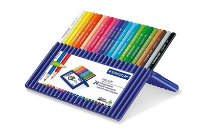 LEISURE ARTS 24 PIECE COLORED PENCIL SET