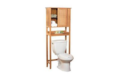 Bamboo Over The Toilet Space Saver