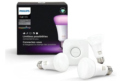 This Philips Hue White A21 Light Bulb Can Dim Wirelessly