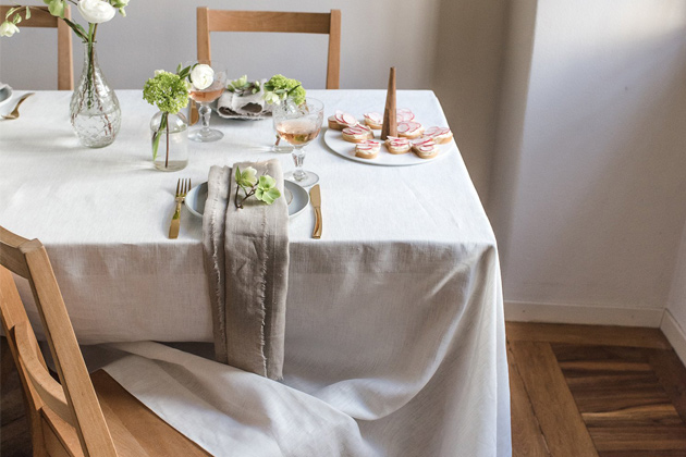 where to buy white linen tablecloths