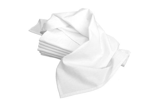 white dish towels