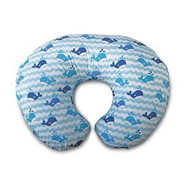 MHJY Nursing Pillow Cover with 2Pcs Moveable Baby Head Positioner Pillow Minky Infant Feeding Pillow Slipcover with Adjustable Strap for Breastfeeding Moms Baby Shower Gift 
