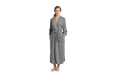 jersey knit bathrobe