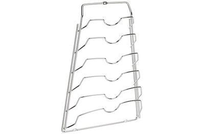 Winco 6 Slot Cutting Board Rack Chrome - Office Depot