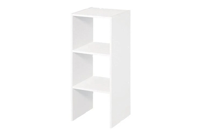 Rubbermaid 3-Cube Storage Stacker White