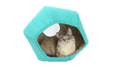 YU-HELLO Cat Bed House Cave with Cushion Large,Self Warming Cat Cubby Enclosed for Cats