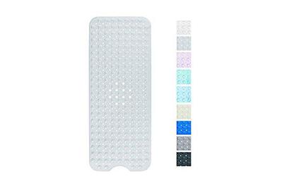 Made in Italy No Suction Cup Shower Mat Machine Washable Easy to Clean 24x24 Inch Vinyl Shower Mat Shower Mat Use on Newly Refinished Surface