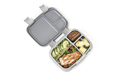 Bentgo Stainless - Leak-Proof Bento-Style Lunch Box with Removable Divider, Black