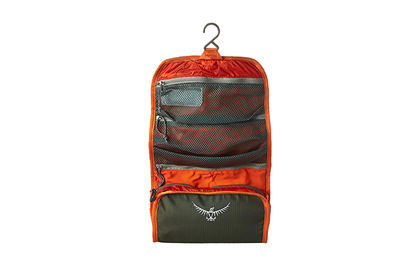 Internal backpack outlet organizer