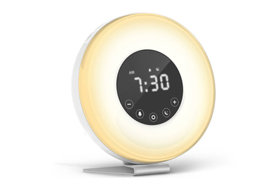 Dawn Simulator with Temp Display SAD Natural Sunrise LED Digital Alarm Clock 