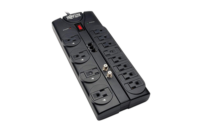 Tripp Lite 12 Outlet Surge Protector Tlp1208teltv