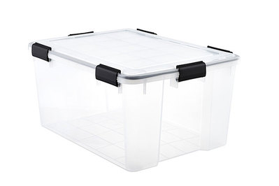 Our Clear Storage Boxes