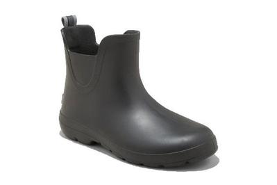 UNICARE Men's Ankel Rain Boots Chelsea Short Waterproof Rubber Garden Deck Rain Footwear Work Shoes 
