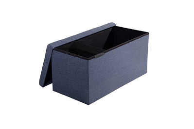 Seville Classics Foldable Storage Bench Ottoman