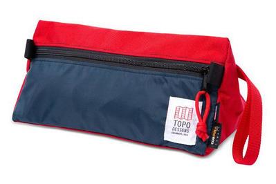  Lands' End Travel Hanging Dopp Kit Deep Scarlet One