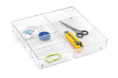 Interdesign Affixx Linus Large Organizer Clear