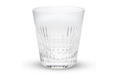 Hard Strong Check Glass Short Tumbler