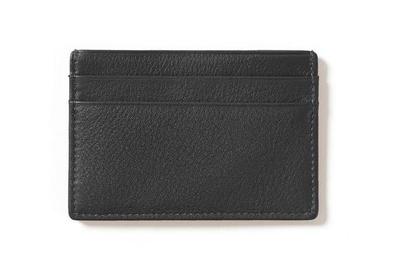 SUVOM Slim Wallets Leather Minimalist Front Pocket RFID Blocking Credit Card Case for Men Women Brown