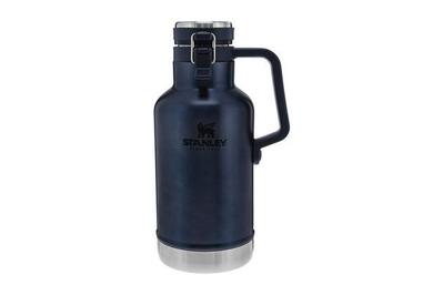 Bubba Growler Stainless Steel Water Bottle Wide Mouth Rubberized Pool Blue,  64 F