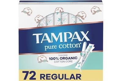 Tampax Pearl Tampons, Unscented, Lite Absorbency, 50 Count, 2 Pack, 100  Tampons Total 