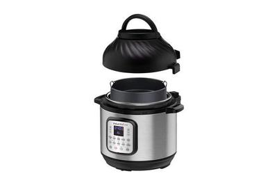  Instant Pot Duo Crisp 9-in-1 Electric Pressure Cooker and Air  Fryer Combo with Stainless Steel Pot, Pressure Cook, Slow Cook, Air Fry,  Roast, Steam, Sauté, Bake, Broil and Keep Warm: Home