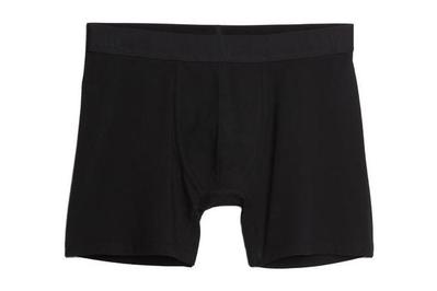 Small Repeat Golden Single in Black Underwear Mens Dimensional Cut Boxer Briefs Comfortable Soft Underwear Flexible 