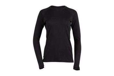 LAPASA Womens Ultra Light Soft Thermal Underwear Top U Neck Warm Up Base Layer Shirt 7/8 Sleeve L63 