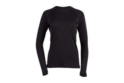 Football base layer with thumb clearance holes