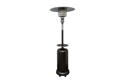 Hiland Wood Pellet Glass Tube Heater, Black