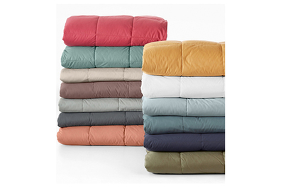 Colored down blankets new arrivals