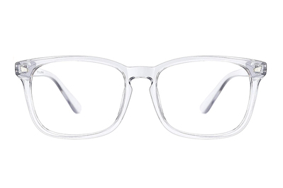 TIJN 2 Pack Blue Light Blocking Glasses for Women Men Nerd Computer Glasses UV Protection Anti Eyestrain 
