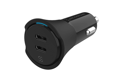 Chargeur de voiture à deux ports avec PPS 37 W + câble USB-C avec  connecteur Lightning