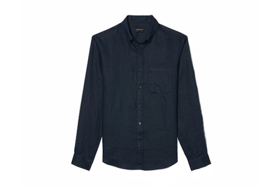 Club Monaco Slim Linen Shirt