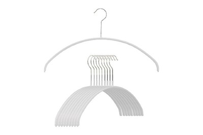 White Plastic Hangers Durable Slim Stylish New in Pack of 50 & 100 Home