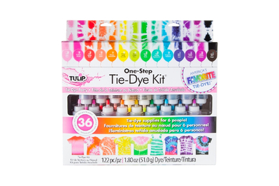 FiBERArt Tie Dye Kit set of18 colours Creative Art Craft Tie-Dye Kits Games  Activity for Adults & Kids,Easy & Fun : : Home