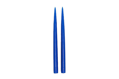 16-Piece Jewel-Toned Hand-Rolled 100% Beeswax 5 Tapered Candles
