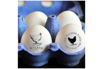 Egg Stamps for Fresh Eggs Cute Egg Stamps Egg Stamps for Fresh Eggs INV