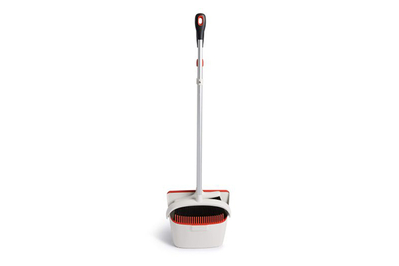 Rubbermaid Dustpan and Brush Set with Comfortable Grip - Rubber Edge Easy  For Dirt Pickup