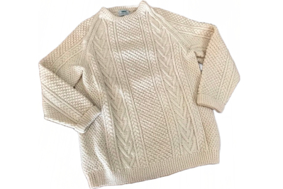 Blarney Woolen Mills传统手工编织Aran毛衣