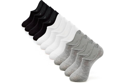 Mack Weldon Men's Everyday No-Show Socks,2-Pack True Black