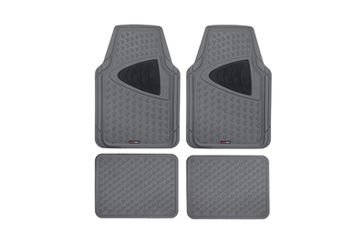 Motor Trend Clean Rubber Series Odorless Floor Mats