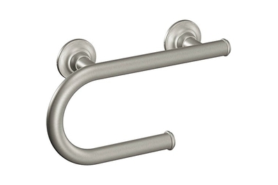 Hand Held Shower Holder for 1-1/4 Grab Bar with Brushed Nickel Finish,  Grab Bar Accessories