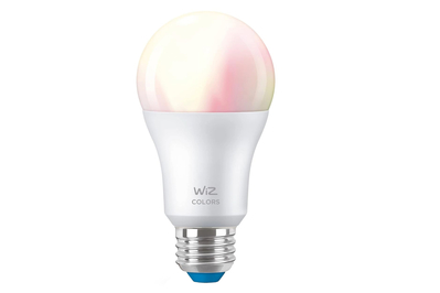 A WiZ 60W A19 Color LED Smart Bulb