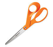 Our Finest Left-Hand Scissors 8" Length Red 3-3/10" Cut